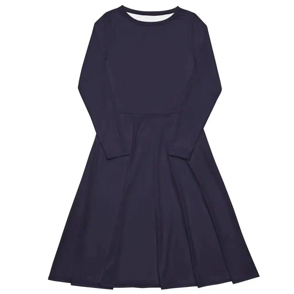 Midi Dress - BASIC dark blue