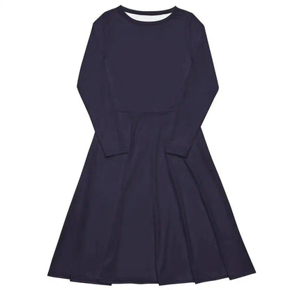 Midi Dress - BASIC dark blue
