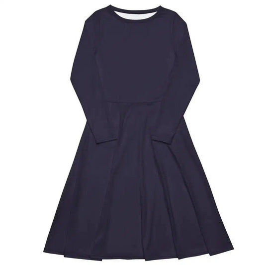 Midi Dress - BASIC dark blue