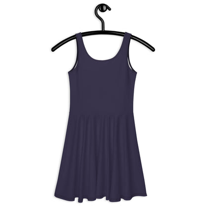 Skater Dress - BASIC dark blue