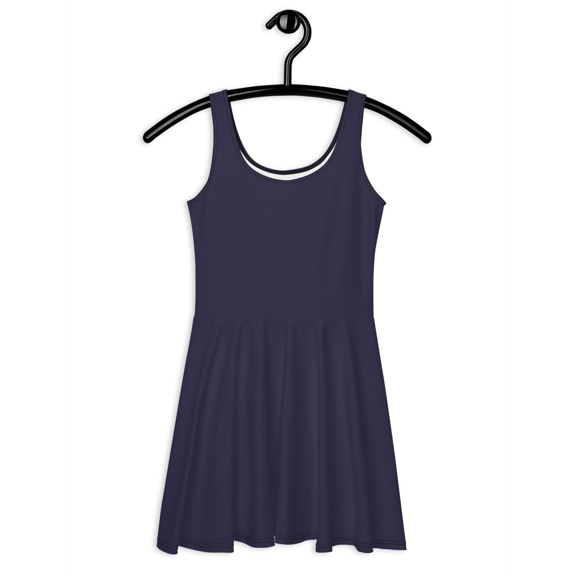 Skater Dress - BASIC dark blue