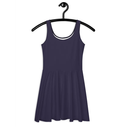 Skater Dress - BASIC dark blue