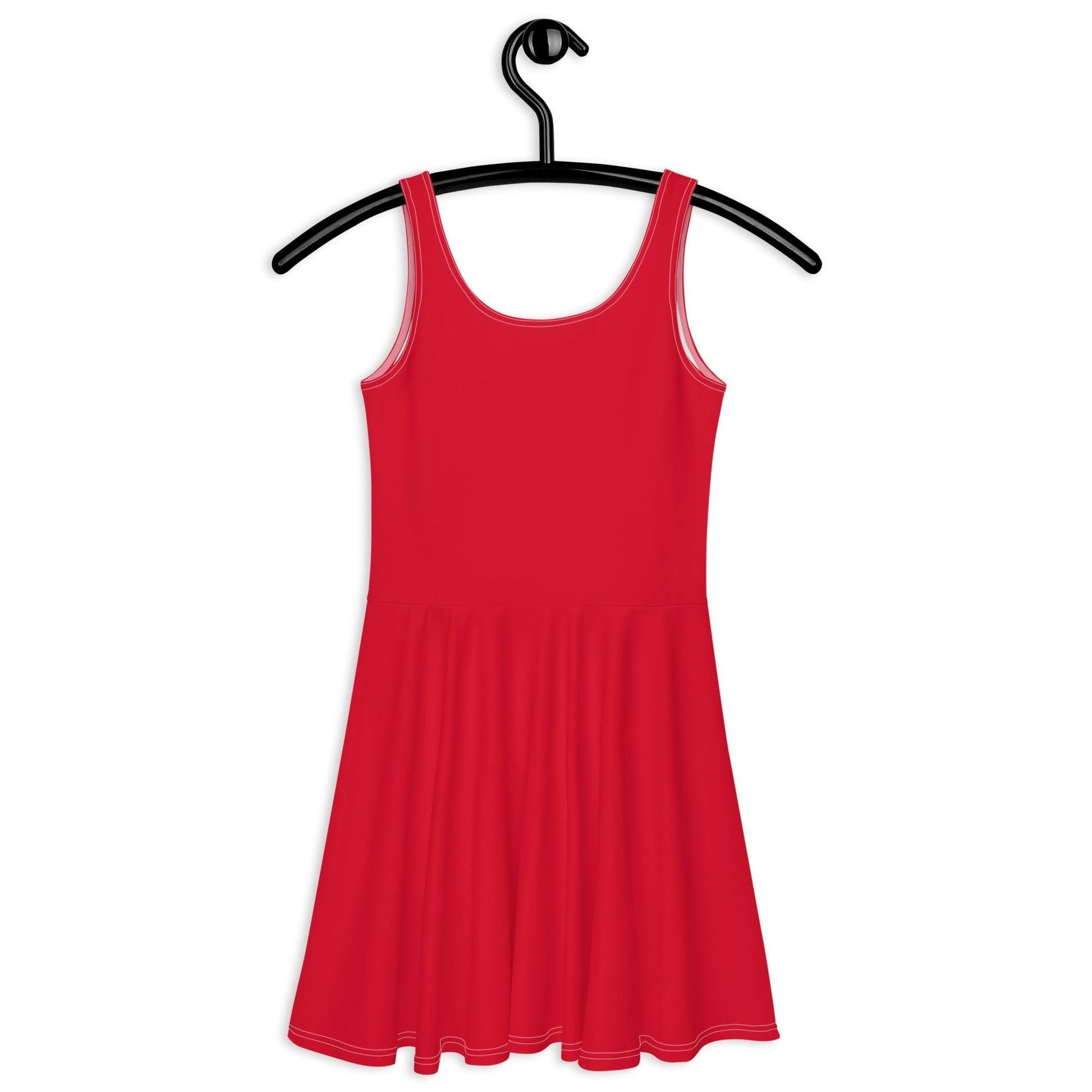 Skater Dress - BASIC red