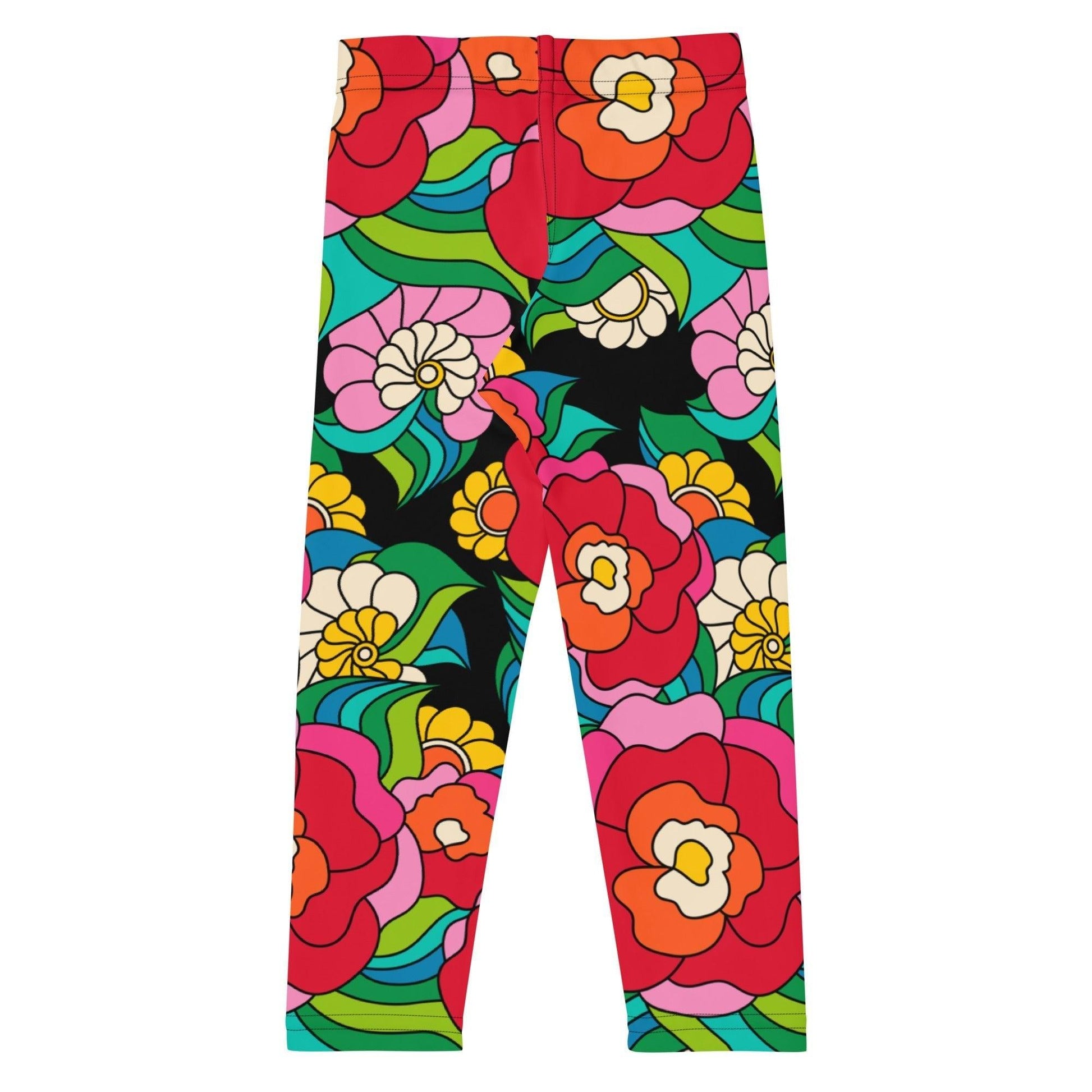 Kids' Leggings -2- BELLADRAMA - Big Bold Bloom Print