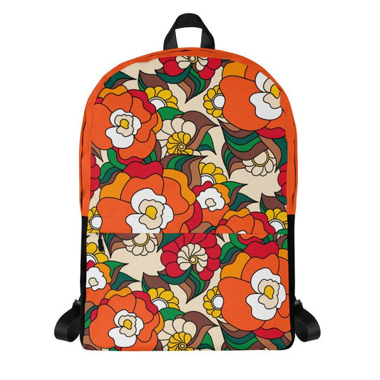 Backpack - BELLADRAMA retro - Big Bold Bloom Print