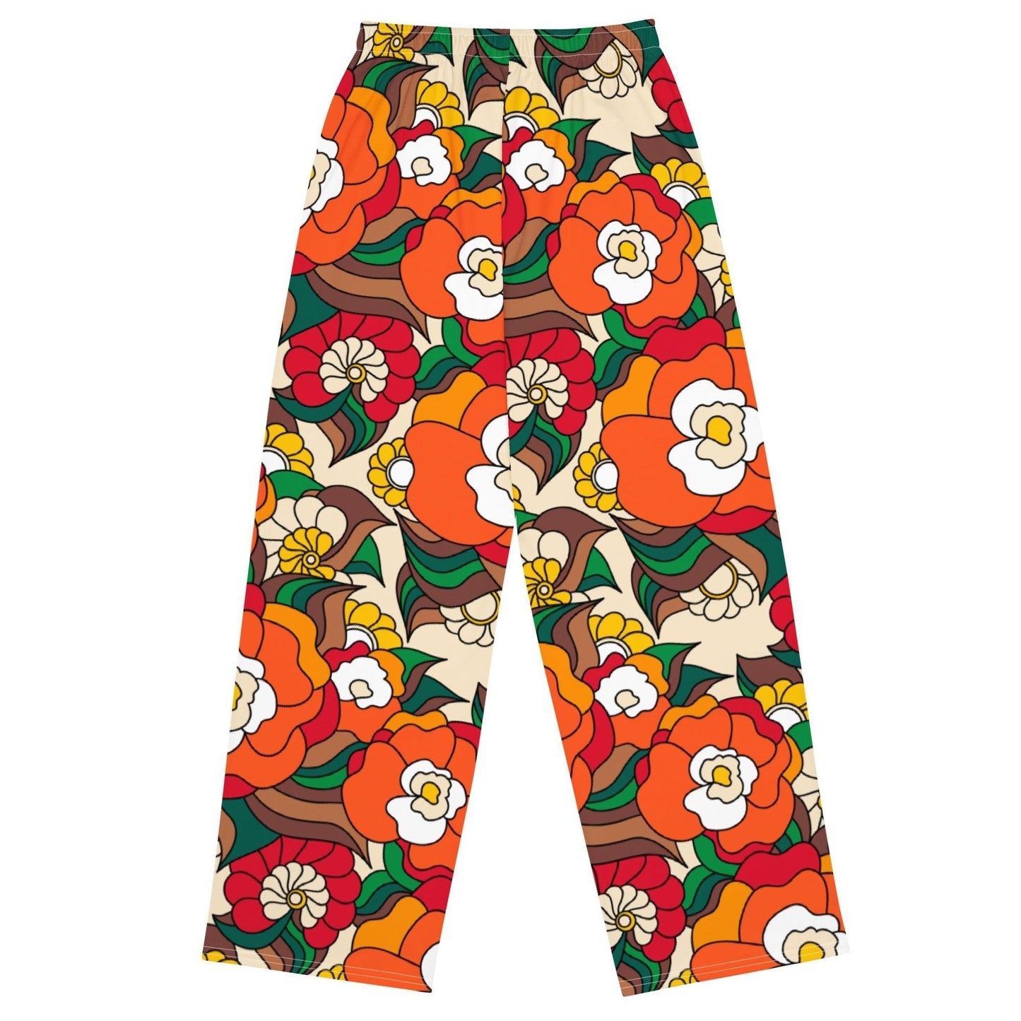 Pants - BELLADRAMA retro - Big Bold Bloom Print