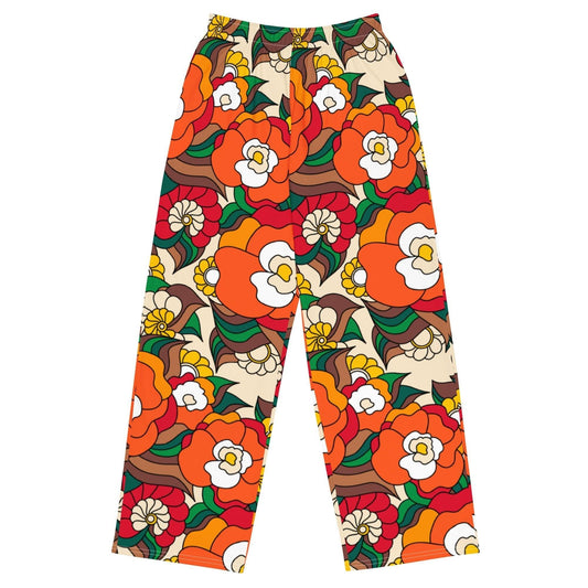 Pants - BELLADRAMA retro - Big Bold Bloom Print