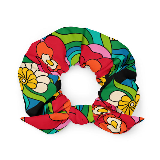 Scrunchie - BELLADRAMA - Big Bold Bloom Print