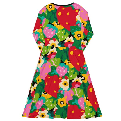 Midi Dress - BERRYLEI - Colorful Strawberry Print