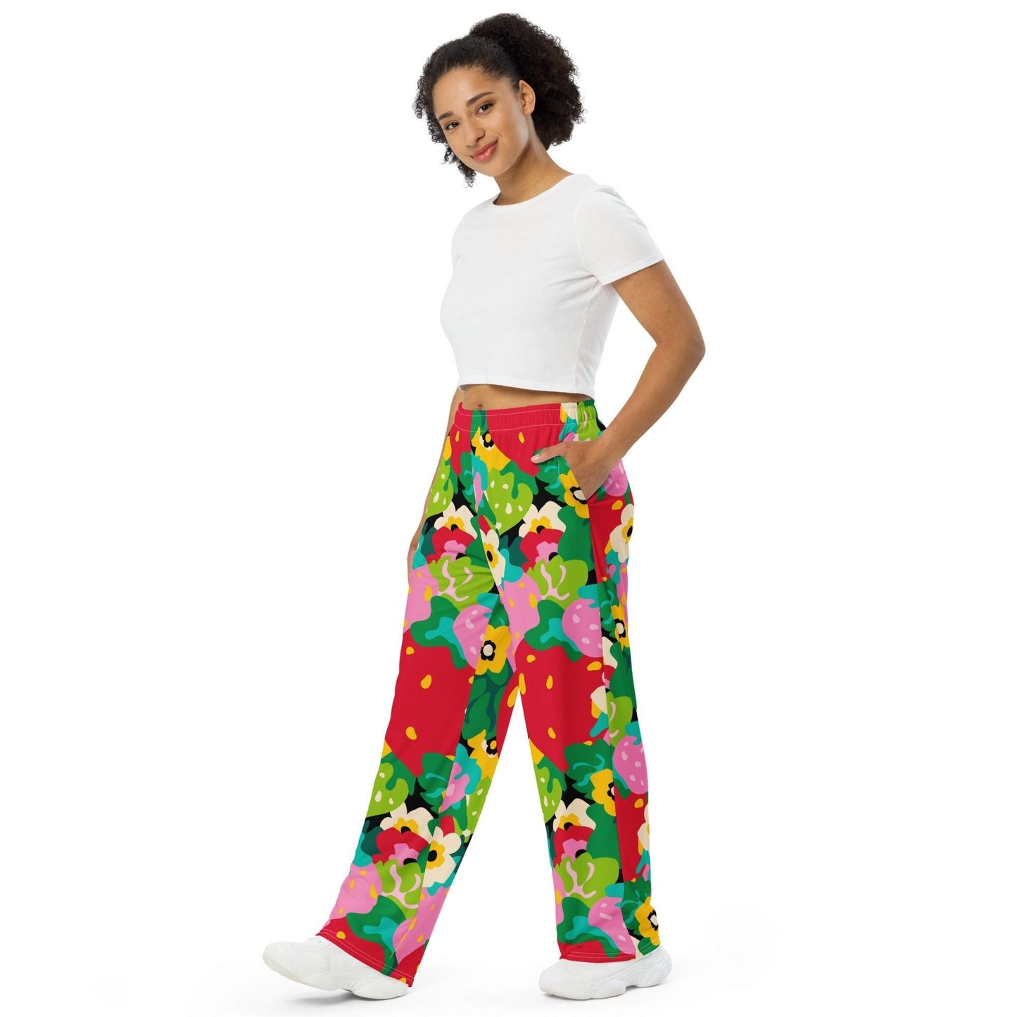 Pants - BERRYLEI - Colorful Strawberry Print