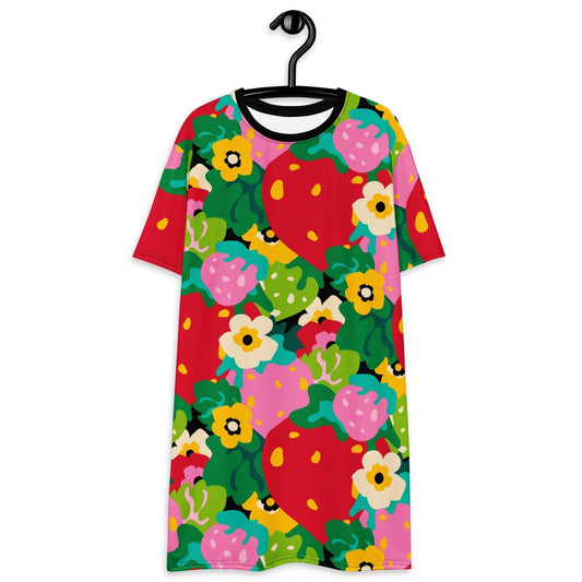 T-Shirt Dress - BERRYLEI - Colorful Strawberry Print