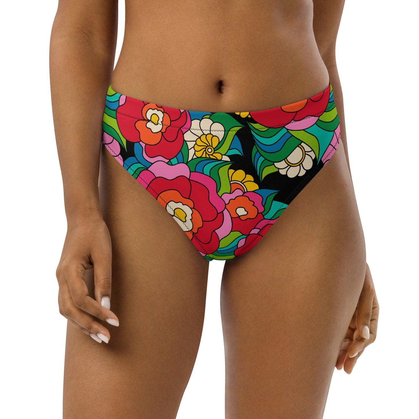 Bikini Bottom - BELLADRAMA - Big Bold Bloom Print