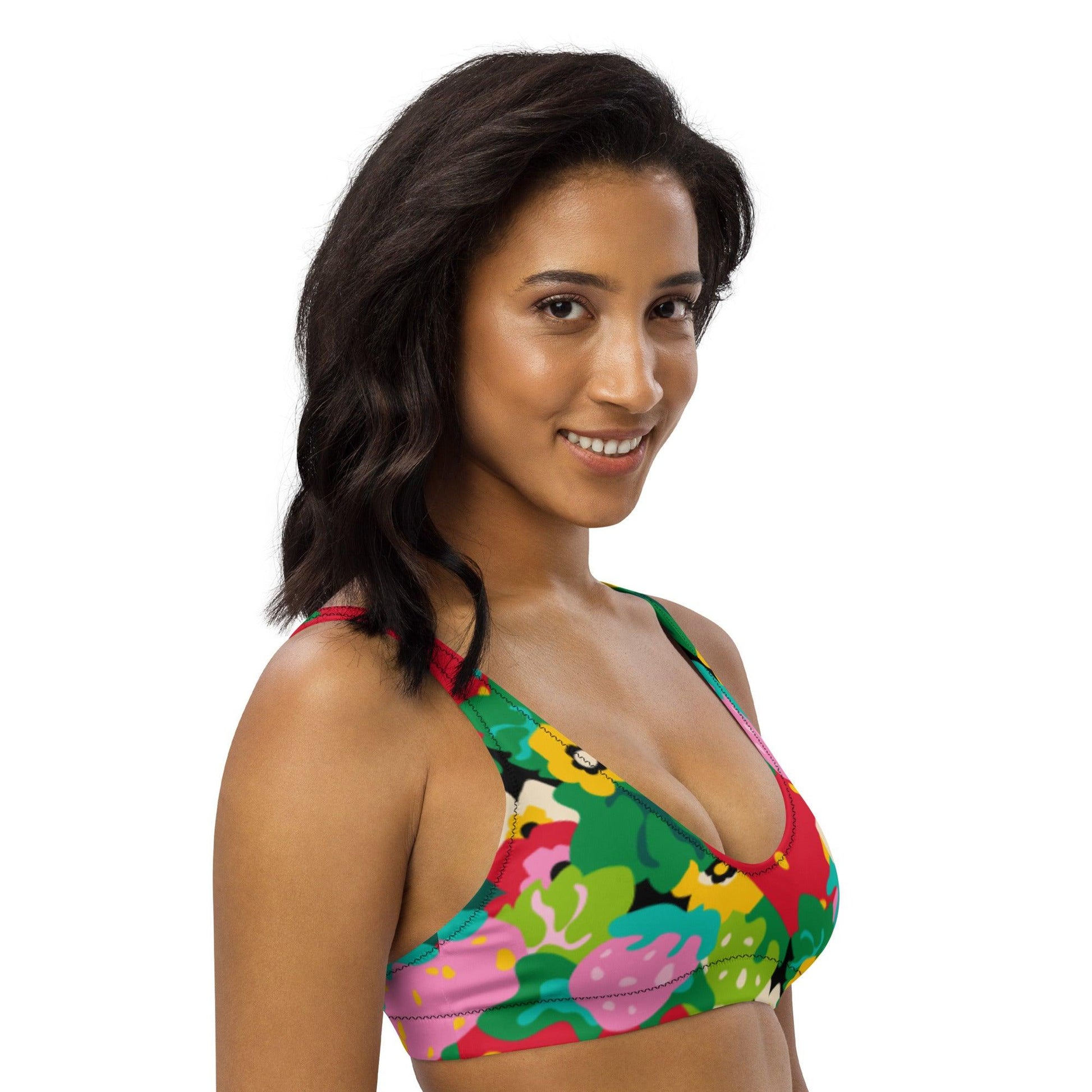 Bikini Top - BERRYLEI - Colorful Strawberry Print