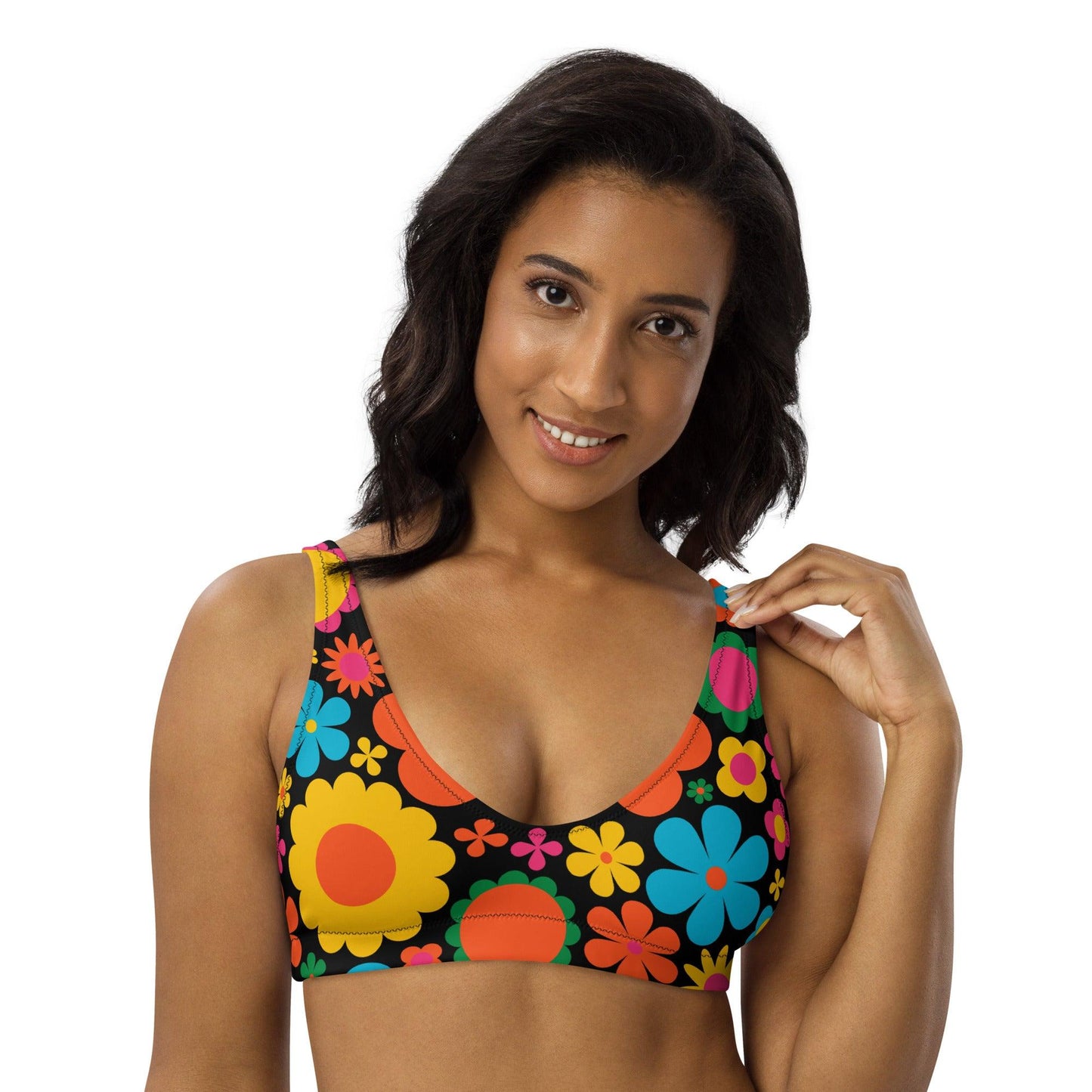 Bikini Top - BLOOMPOP happy - Popping Bloom Print