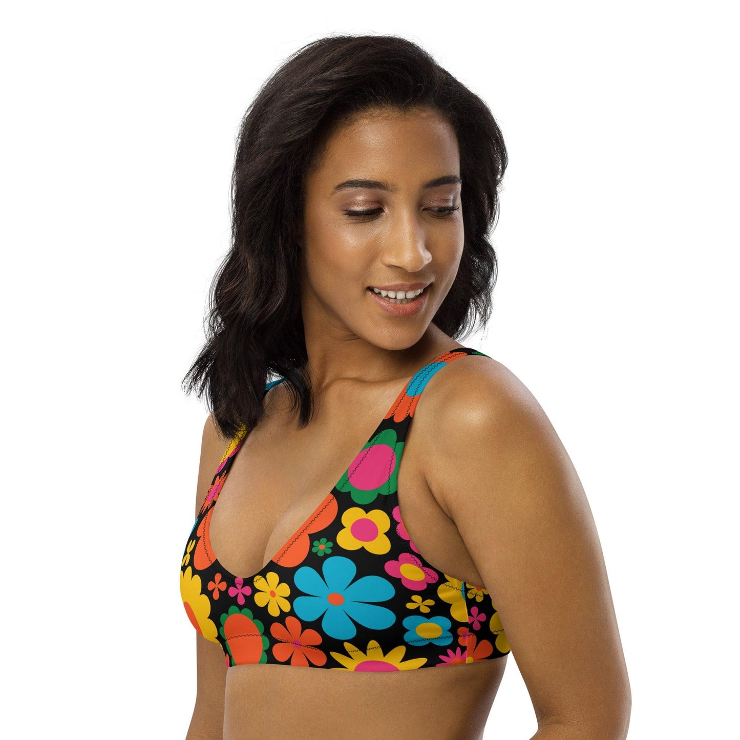 Bikini Top - BLOOMPOP happy - Popping Bloom Print