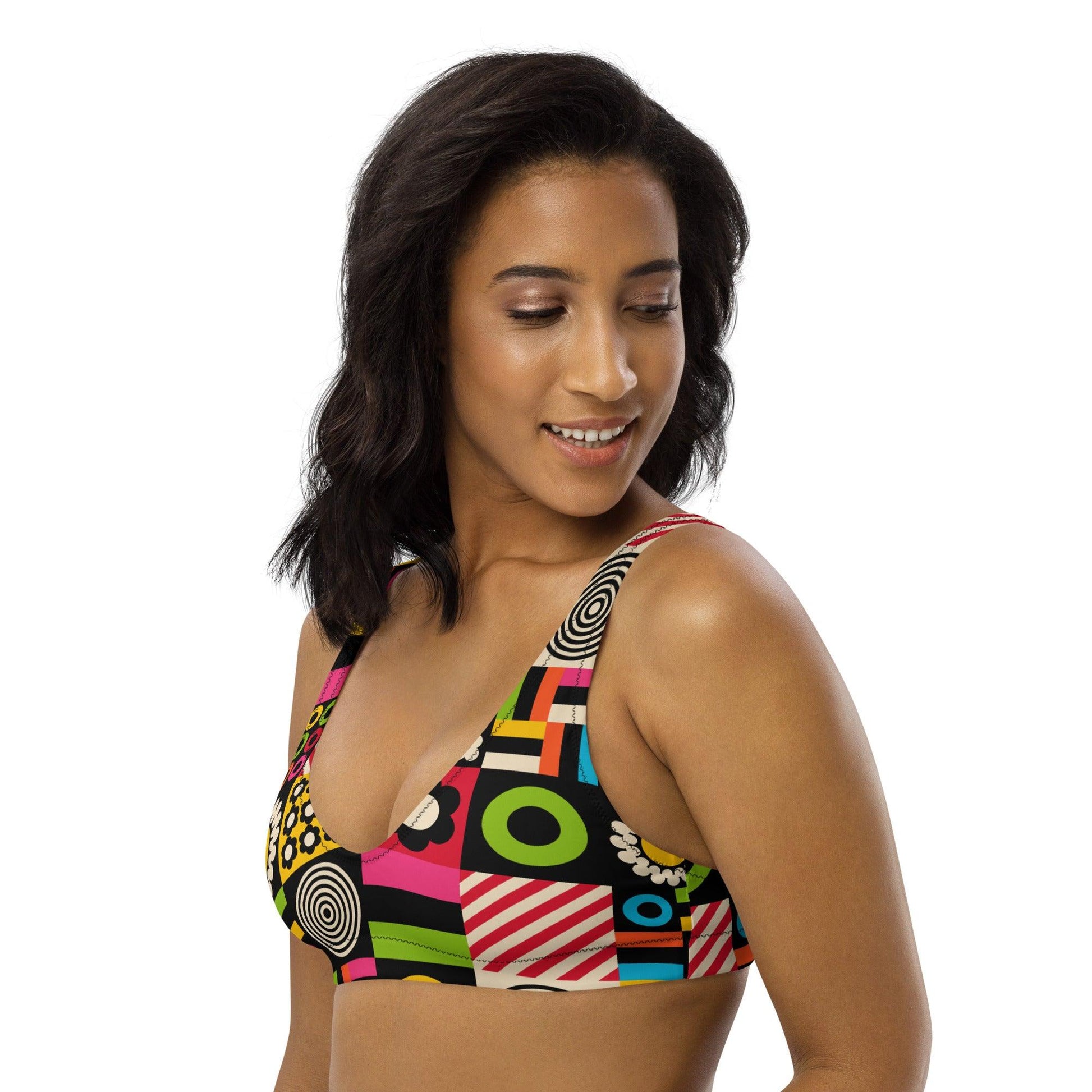 Bikini Top - CANDYBOX - Bold Candy Shapes