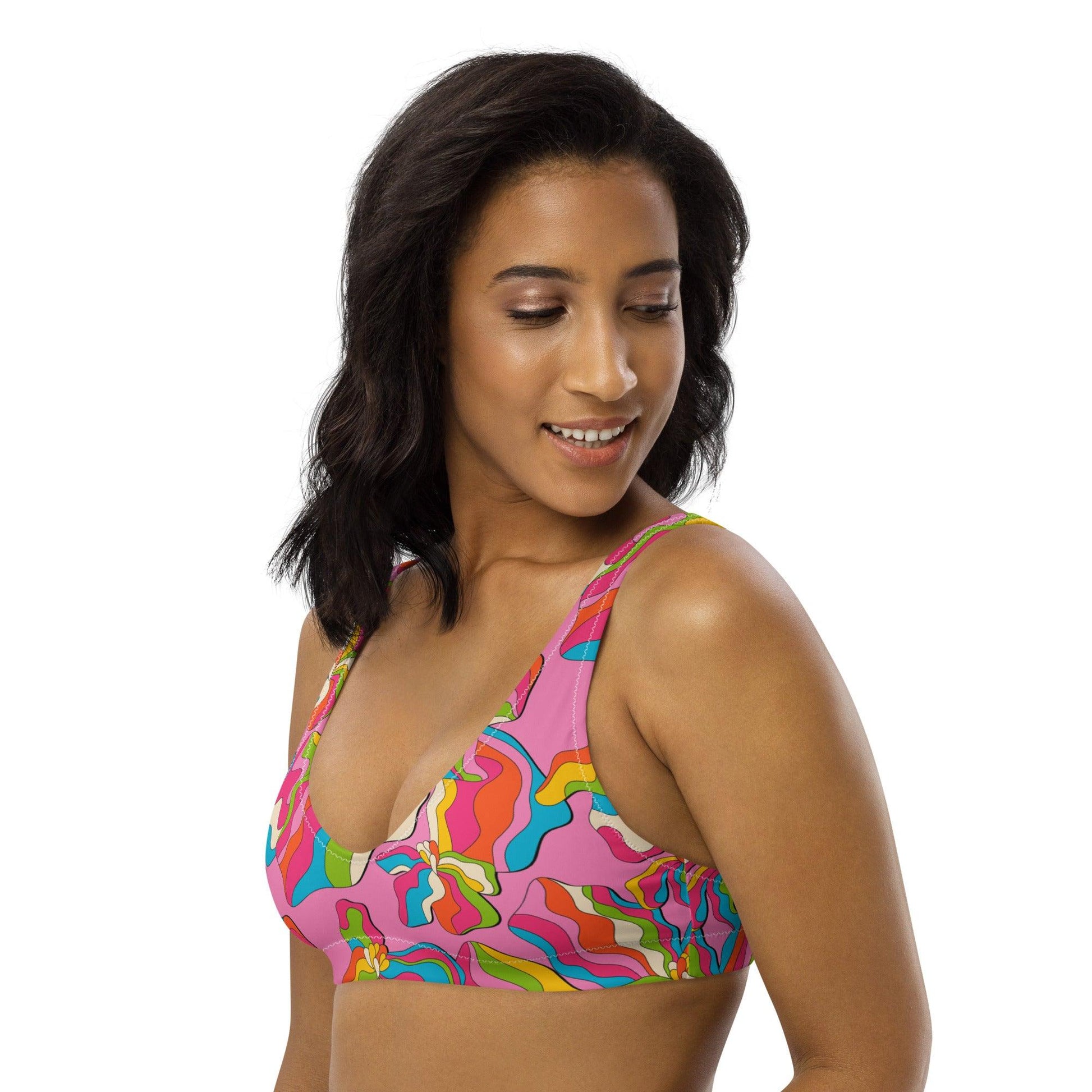Bikini Top - SASSY IRIS pink