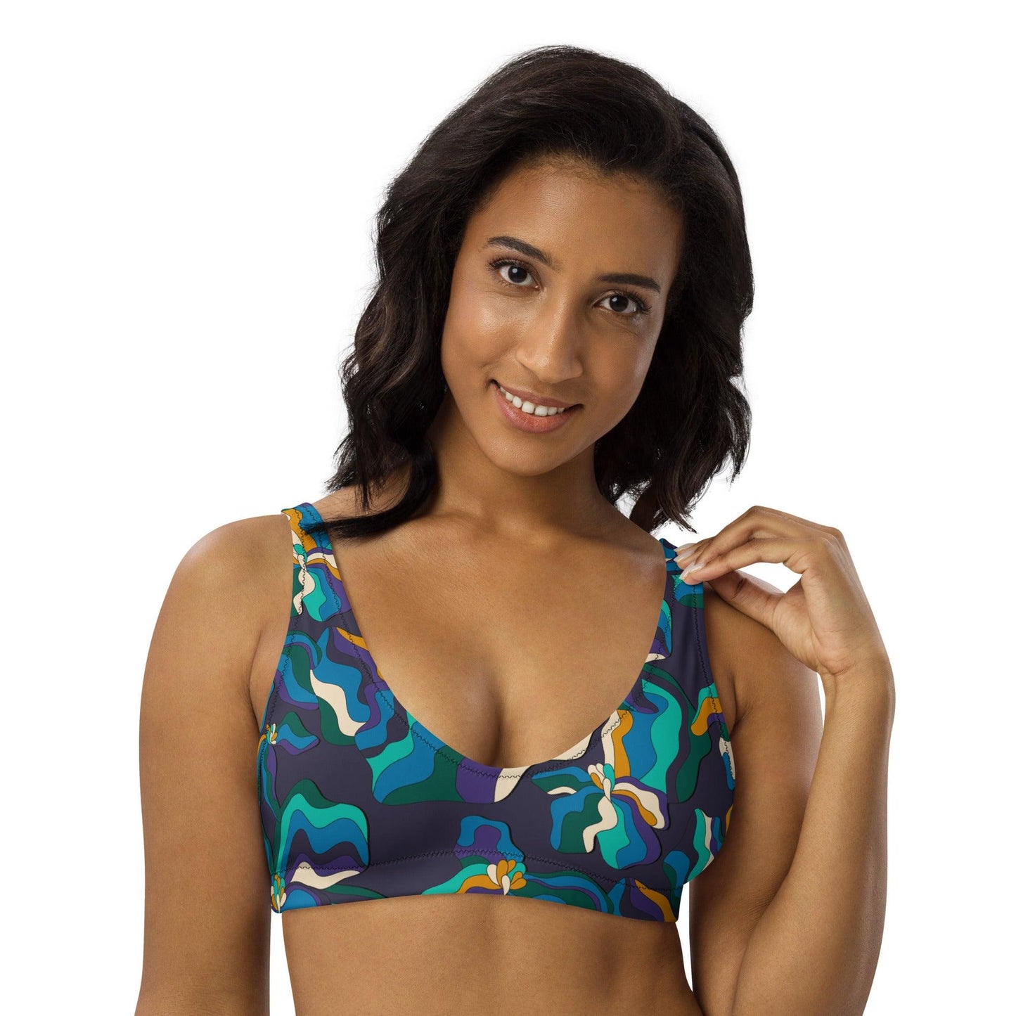 Bikini Top - SASSY IRIS purple