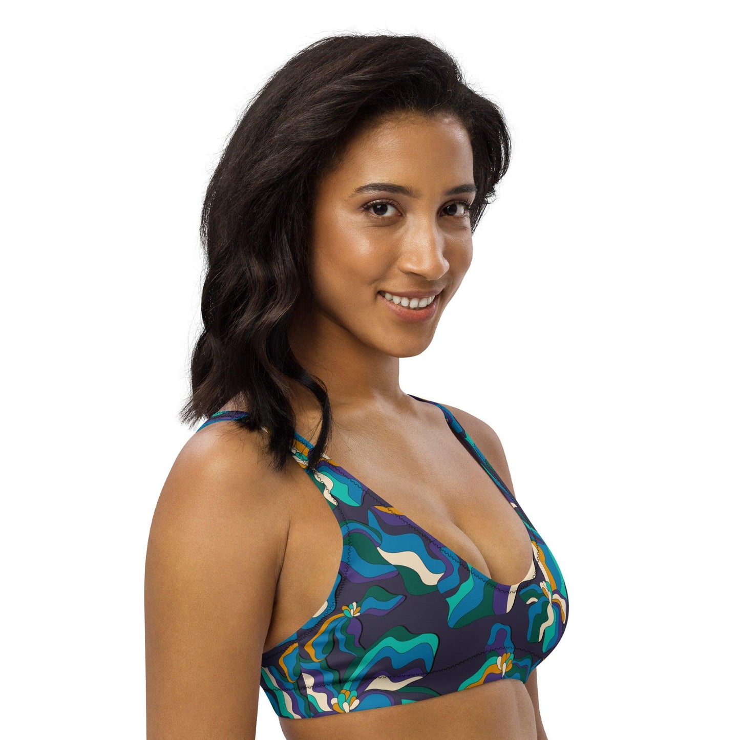 Bikini Top - SASSY IRIS purple