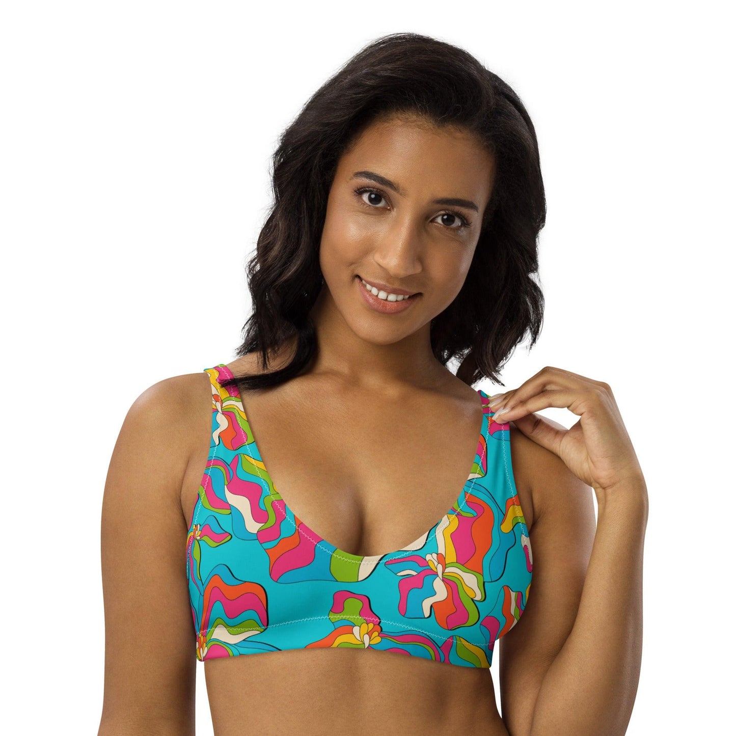 Bikini Top - SASSY IRIS turquoise