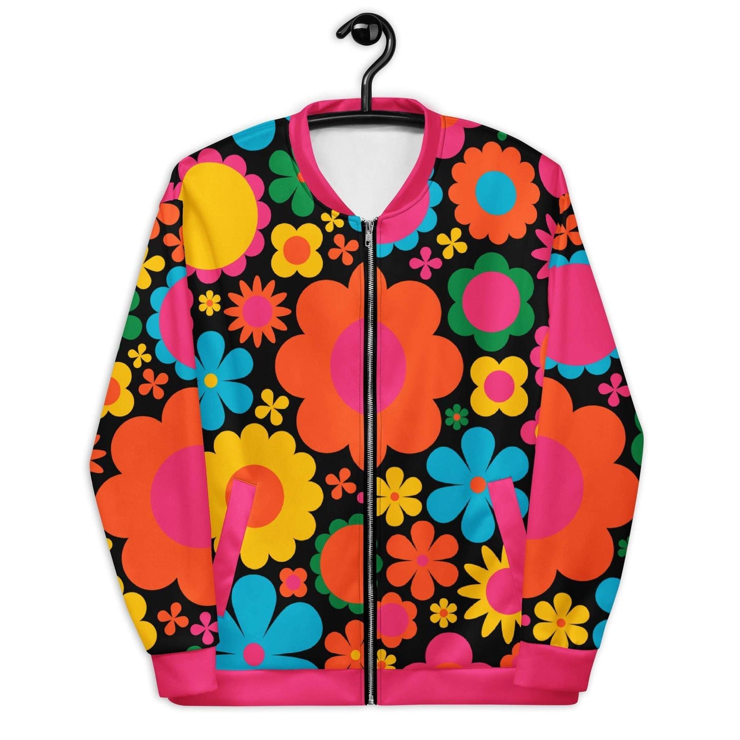 Bomber Jacket - BLOOMPOP happy - Popping Bloom Print