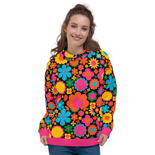 Hoodie - BLOOMPOP happy - Popping Bloom Print