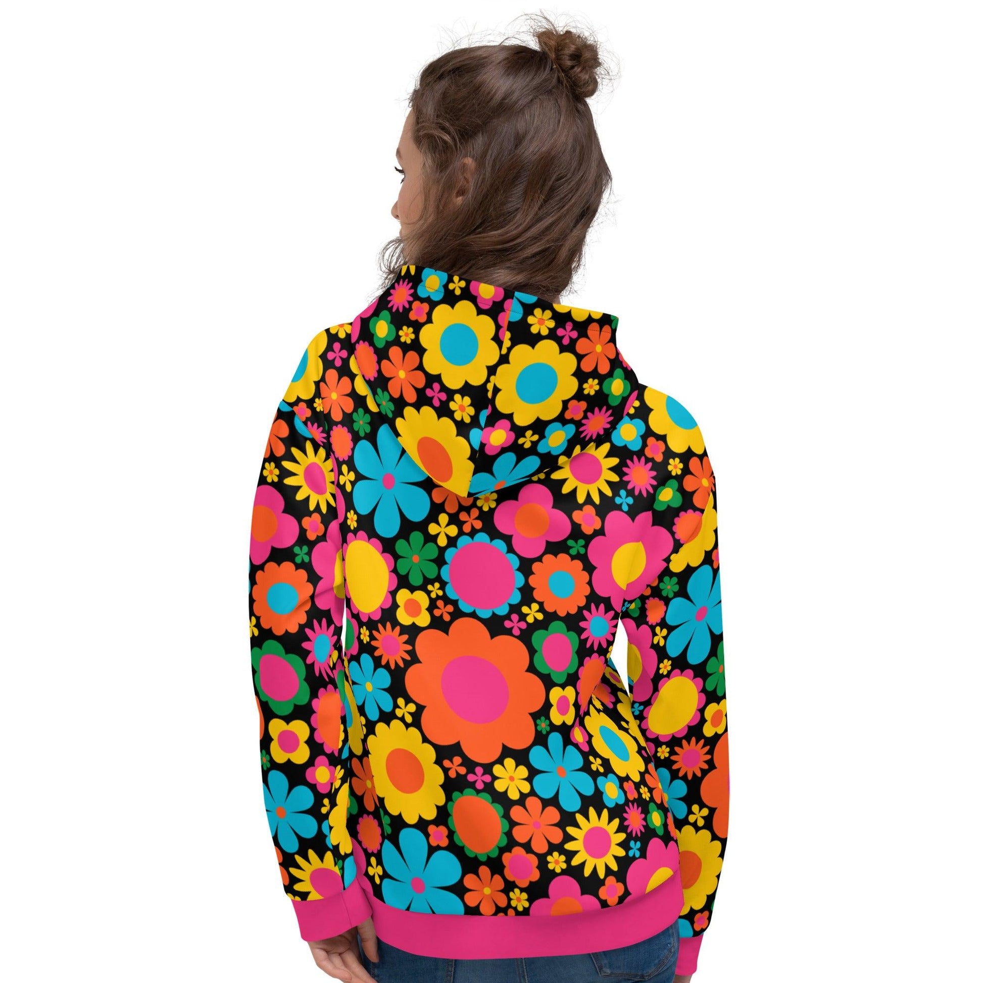 Hoodie - BLOOMPOP happy - Popping Bloom Print