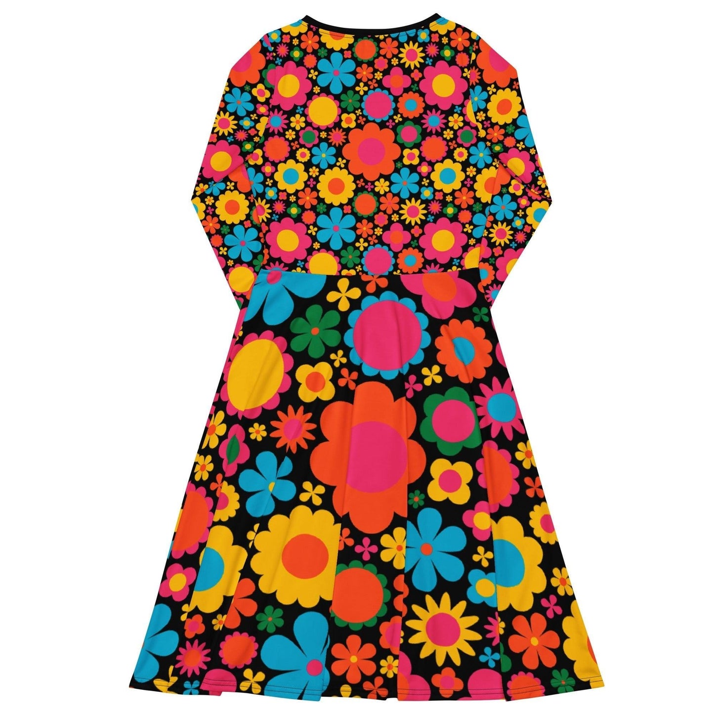 Midi Dress - BLOOMPOP happy - Popping Bloom Print