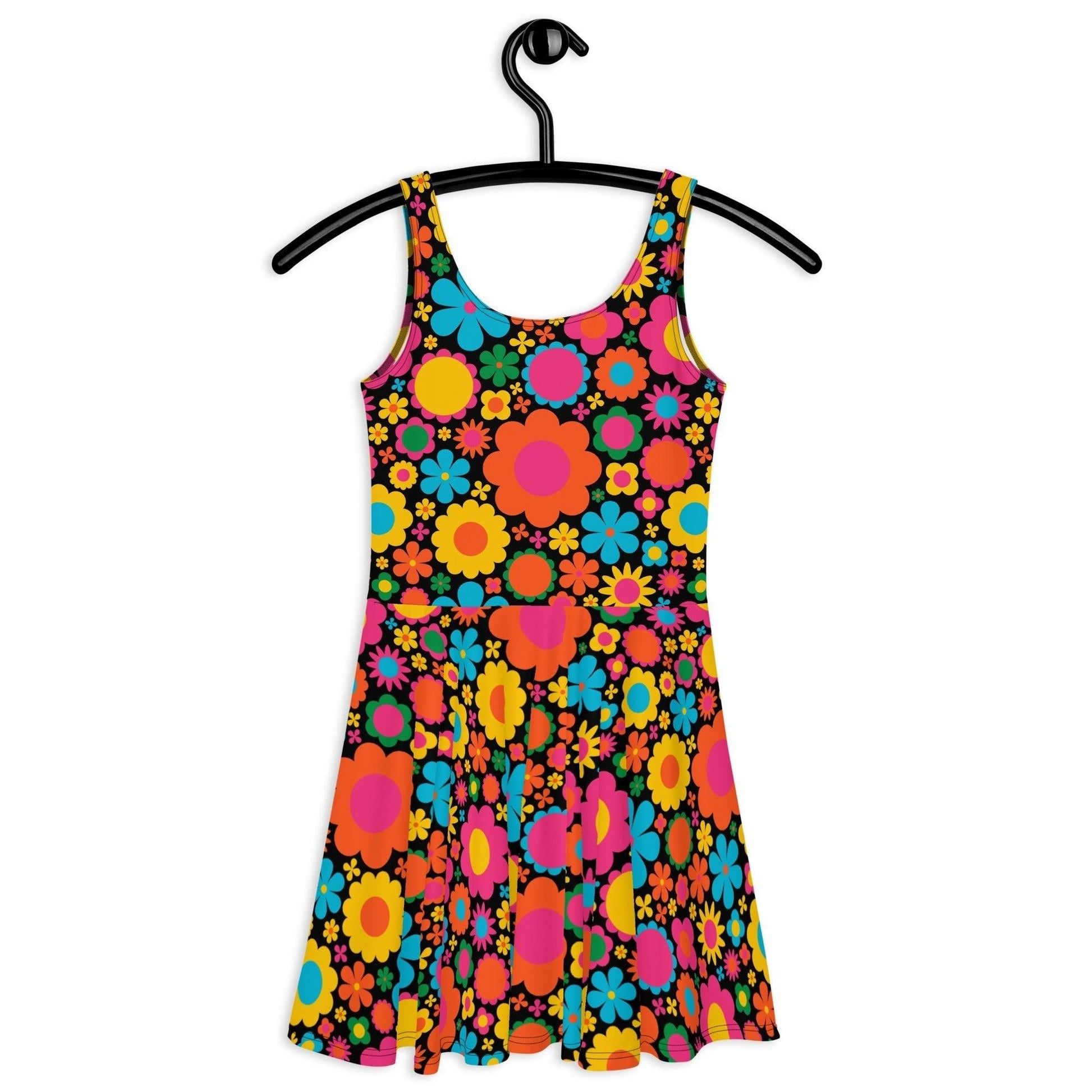 Skater Dress - BLOOMPOP happy - Popping Bloom Print