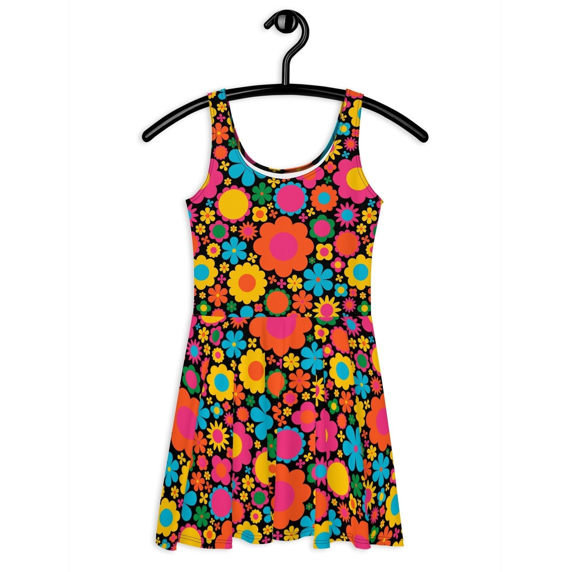 Skater Dress - BLOOMPOP happy - Popping Bloom Print