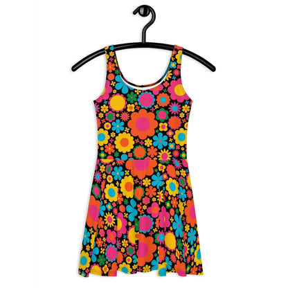 Skater Dress - BLOOMPOP happy - Popping Bloom Print