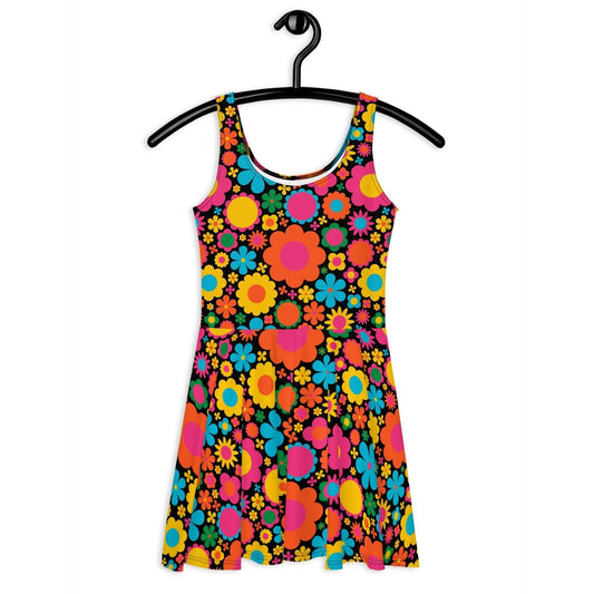 Skater Dress - BLOOMPOP happy - Popping Bloom Print