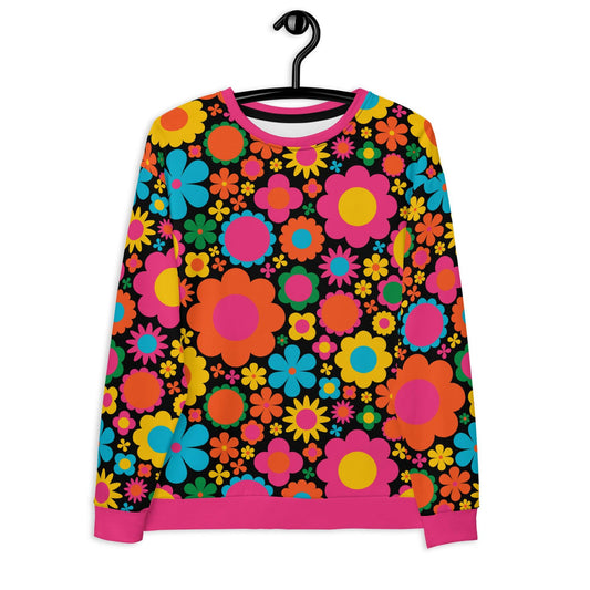 Sweatshirt - BLOOMPOP happy - Popping Bloom Print
