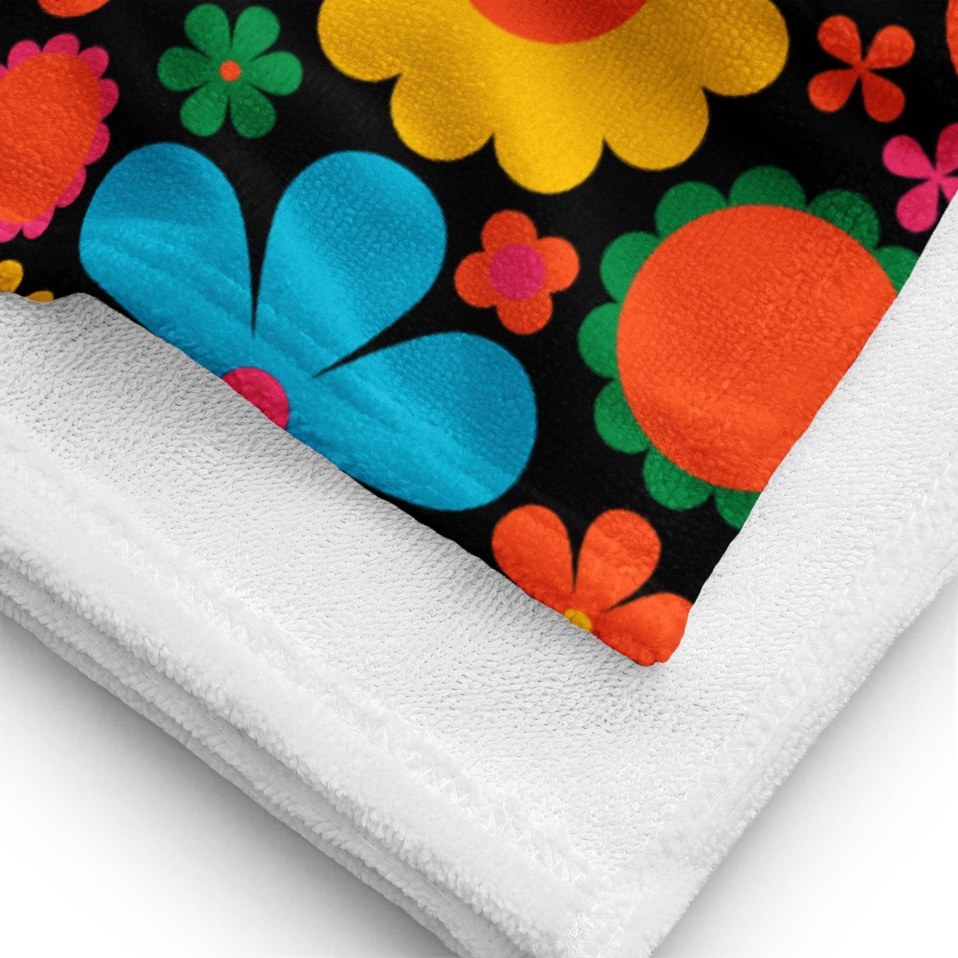 Towel - BLOOMPOP happy - Popping Bloom Print