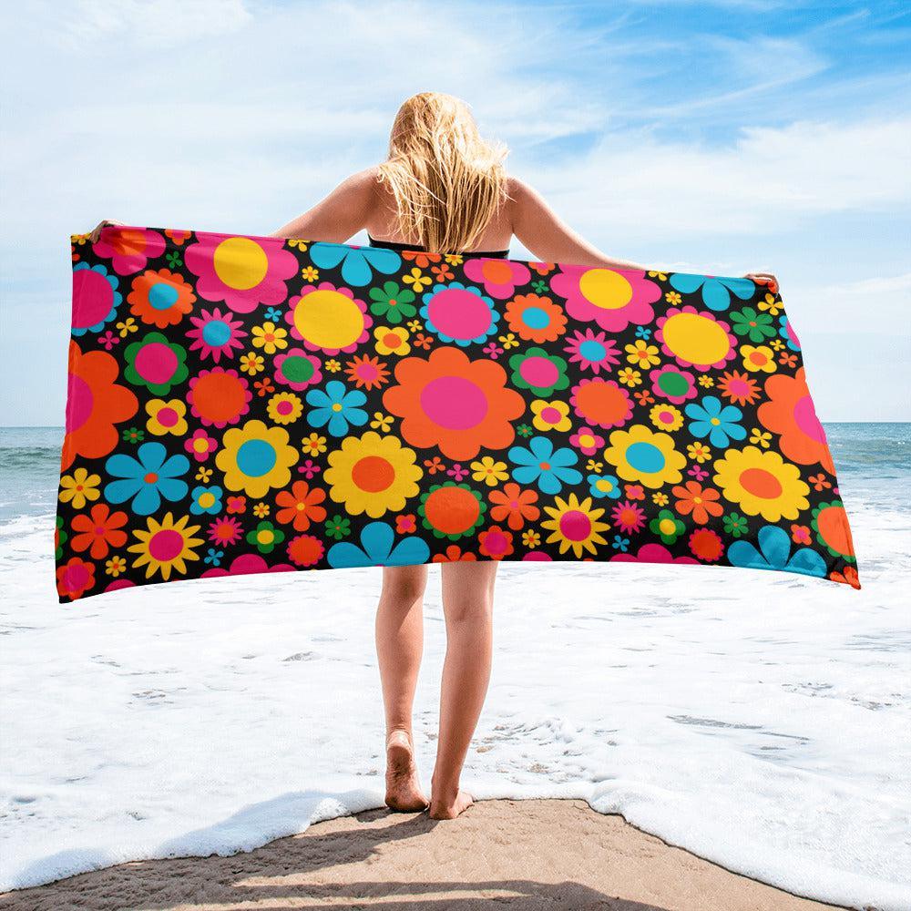 Towel - BLOOMPOP happy - Popping Bloom Print