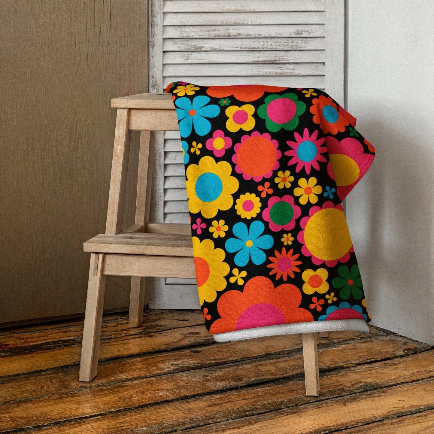 Towel - BLOOMPOP happy - Popping Bloom Print