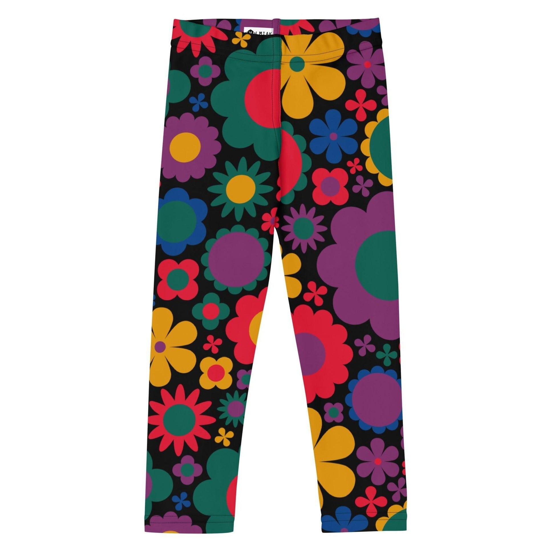 Kids' Leggings -2- BLOOMPOP misty - Popping Bloom Print