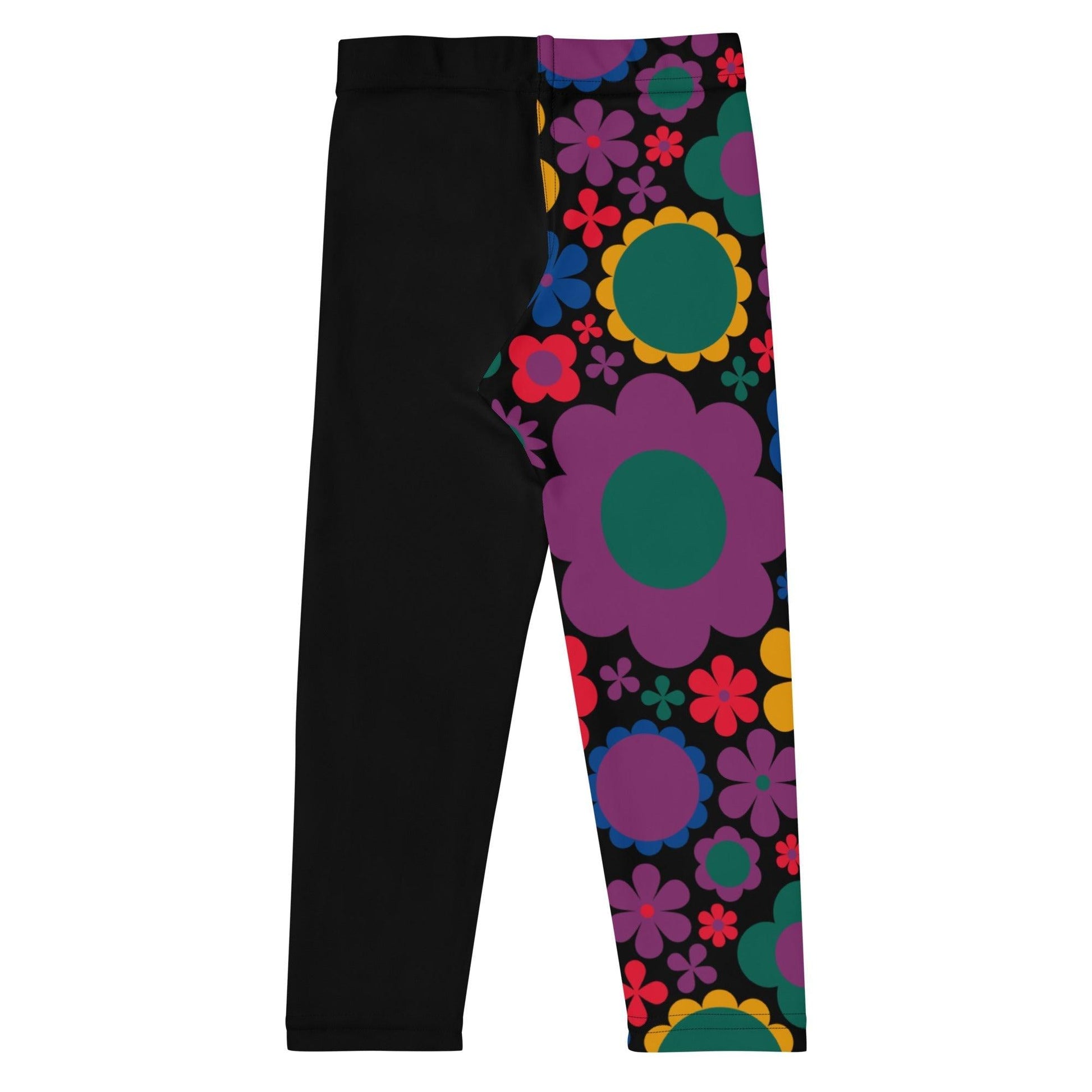 Kids' Leggings - BLOOMPOP misty - Popping Bloom Print