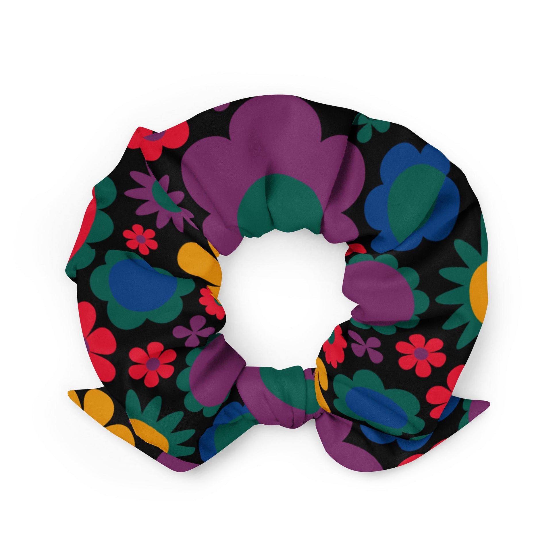 Scrunchie - BLOOMPOP misty - Popping Bloom Print