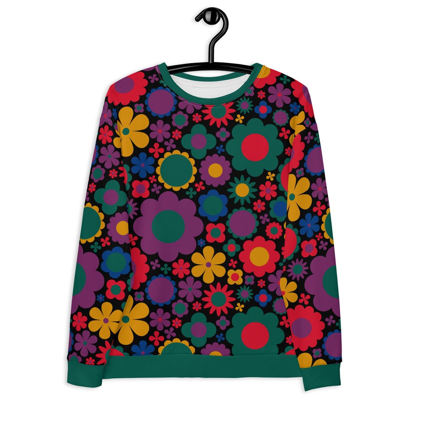 Sweatshirt - BLOOMPOP misty - Popping Bloom Print