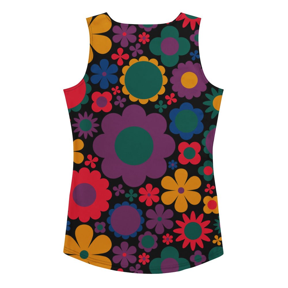 Tank Top - BLOOMPOP misty - Popping Bloom Print