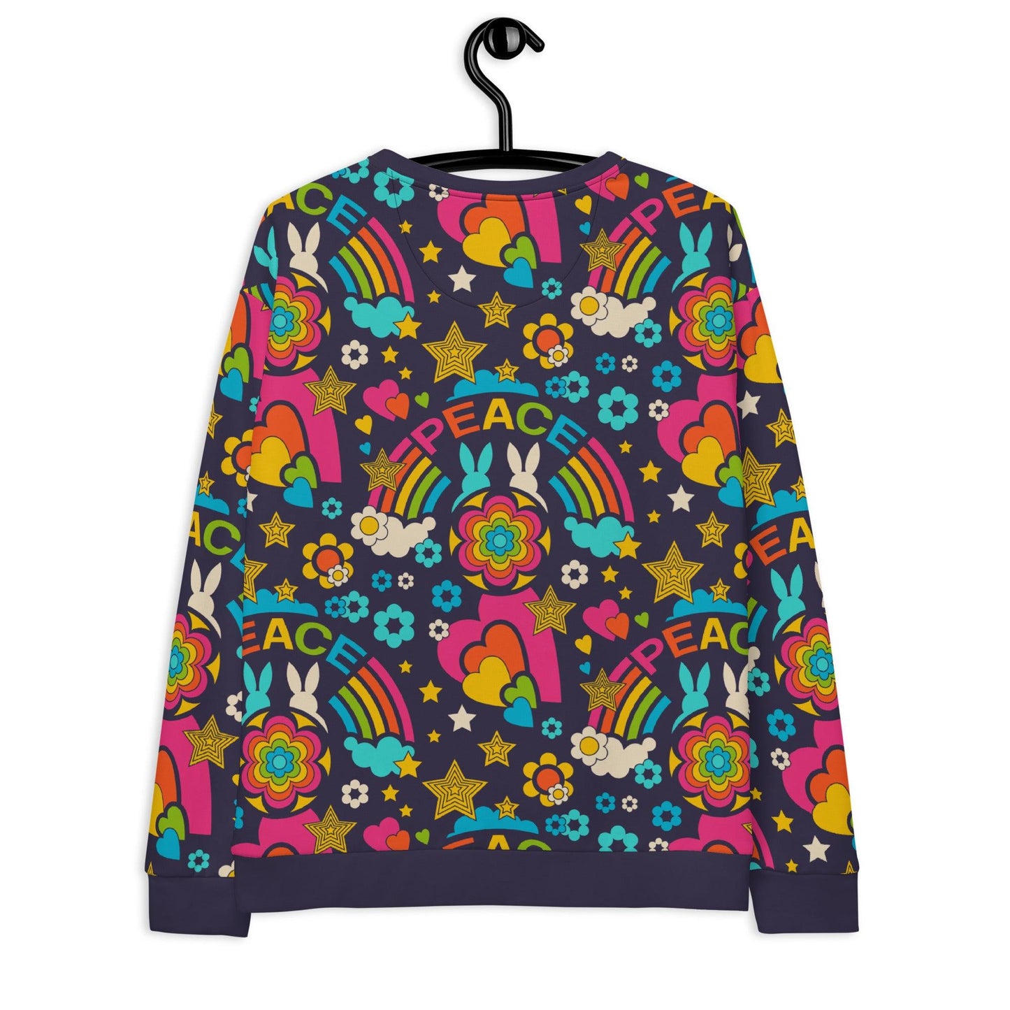 Sweatshirt - BUNNY PEACE dark blue