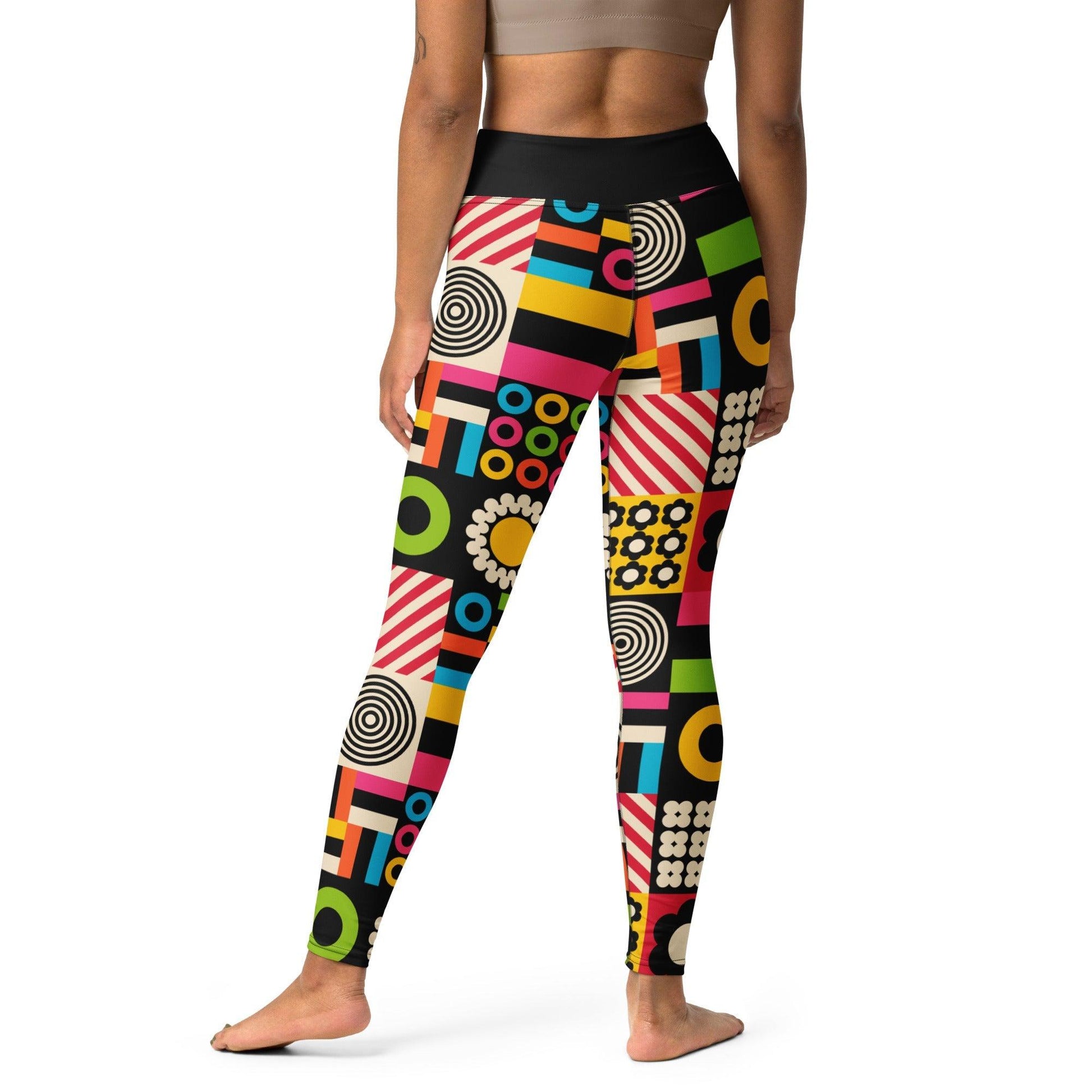 Yoga Leggings -2- CANDYBOX - Bold Candy Shapes
