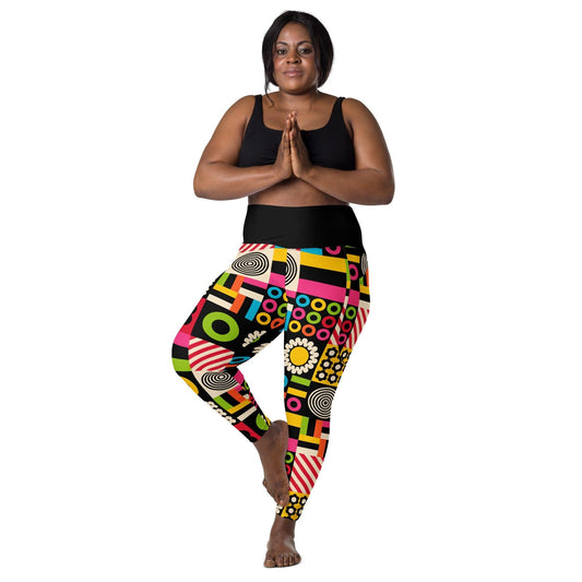 Leggings With Pockets - CANDYBOX - Bold Candy Shapes