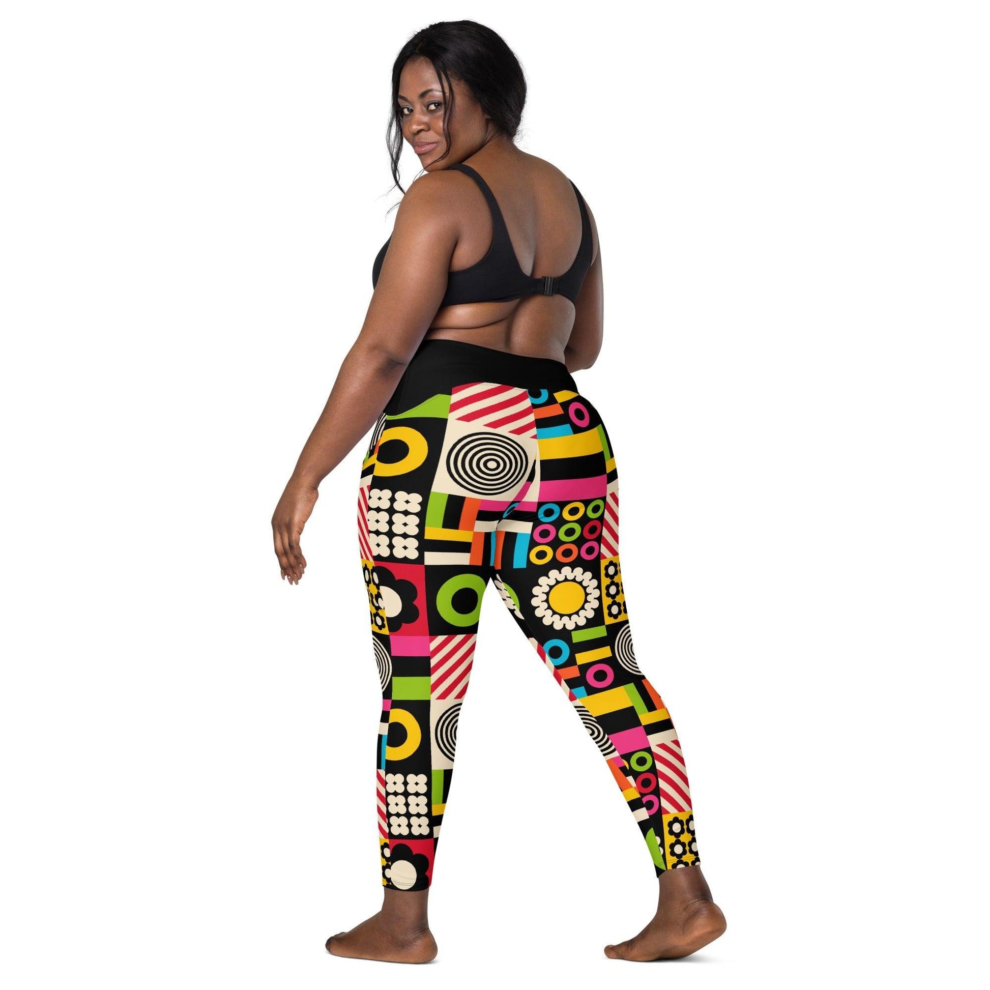 Leggings With Pockets - CANDYBOX - Bold Candy Shapes