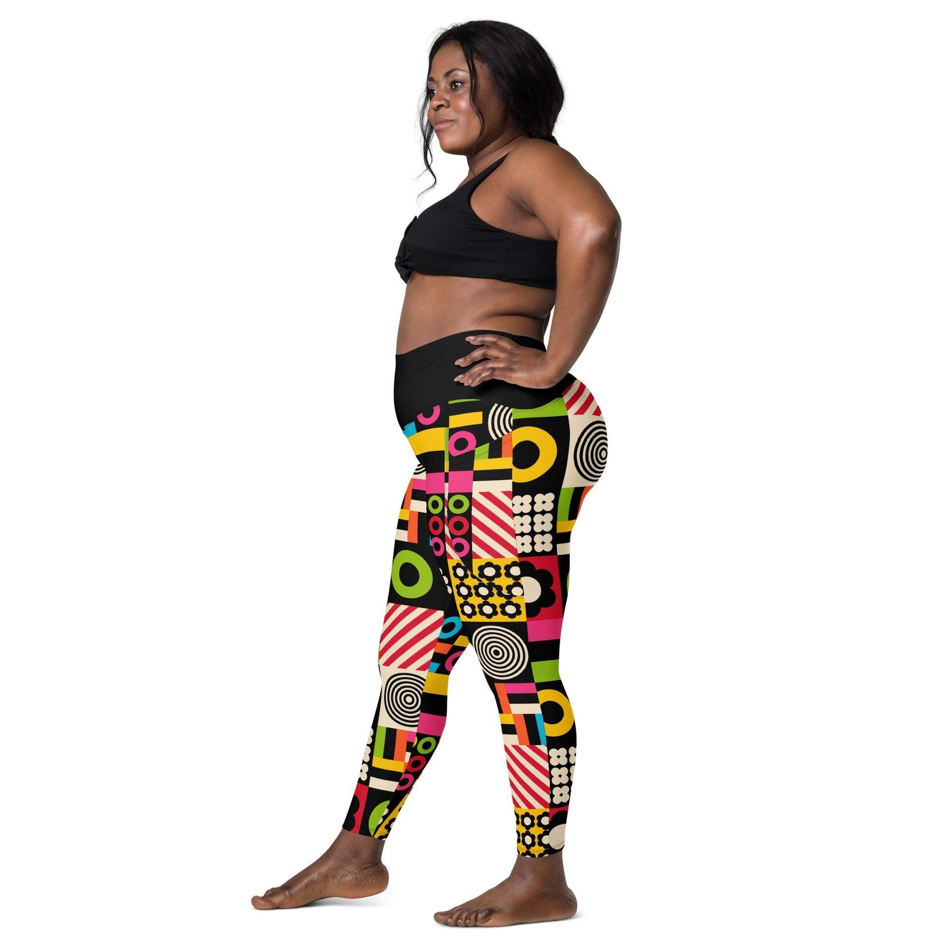 Leggings With Pockets - CANDYBOX - Bold Candy Shapes