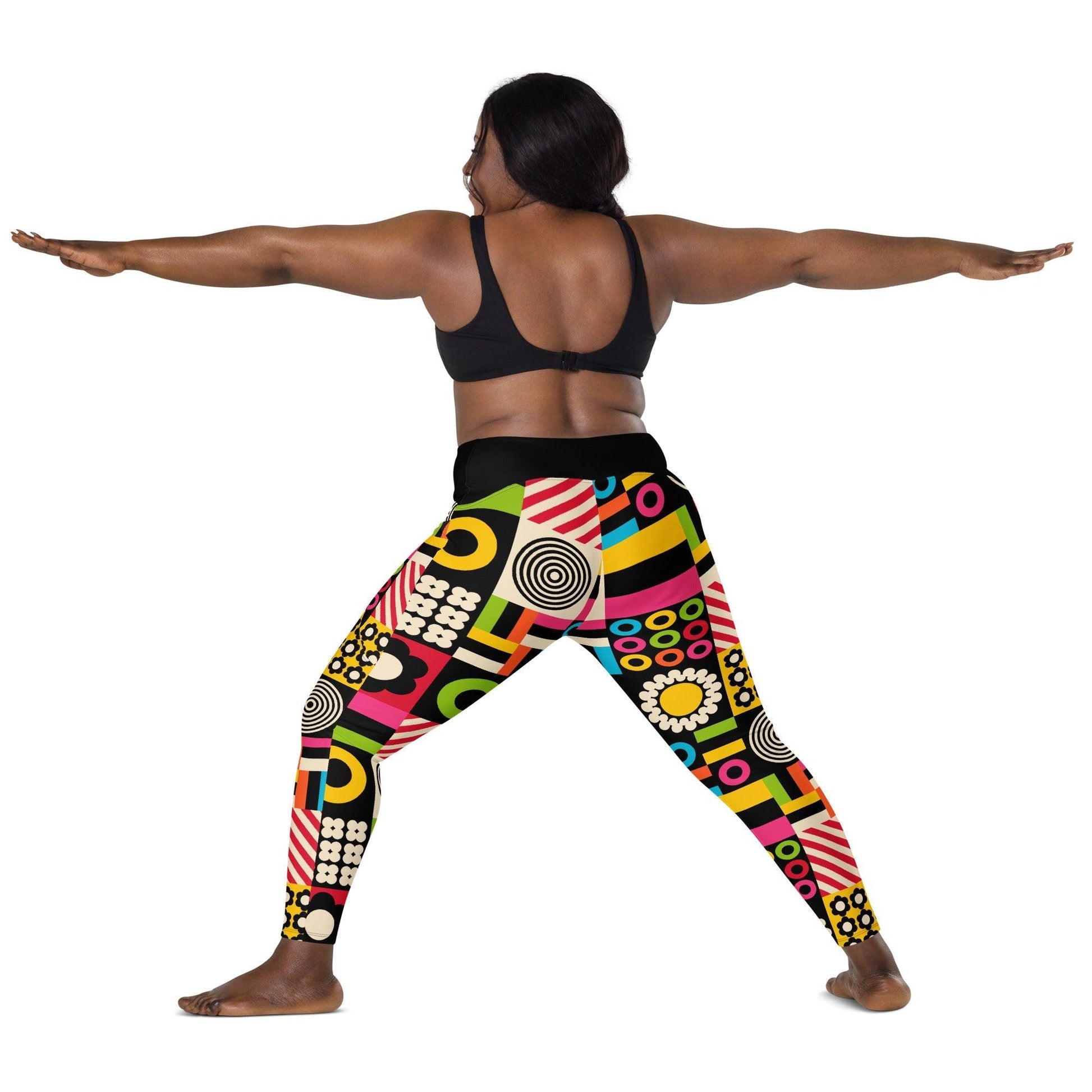 Leggings With Pockets - CANDYBOX - Bold Candy Shapes