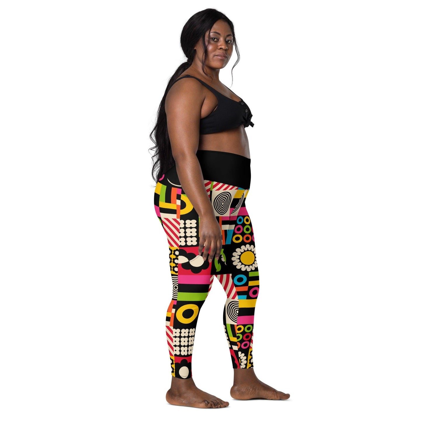 Leggings With Pockets - CANDYBOX - Bold Candy Shapes