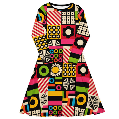 Midi Dress - CANDYBOX - Bold Candy Shapes