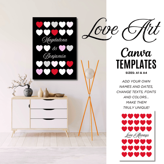 Canva Templates - Love Art - Posters